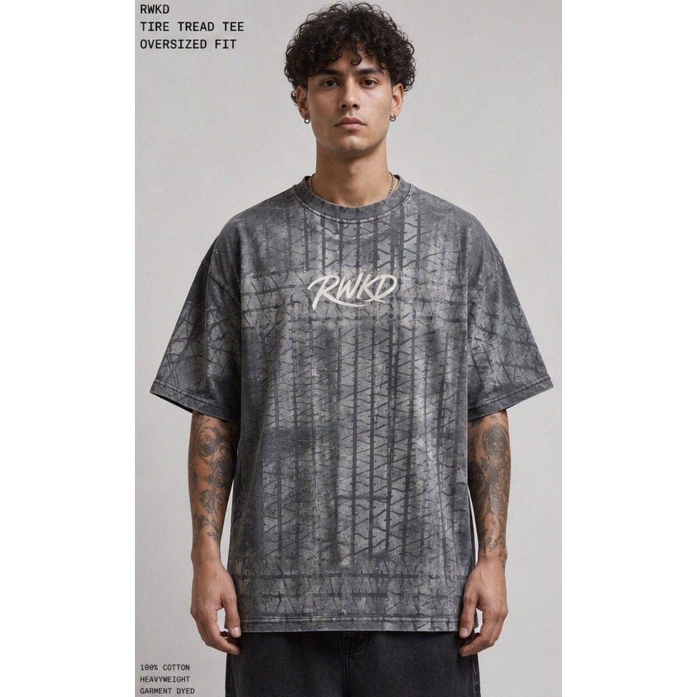 Reworked Upcycled Oversized T-Shirt Mens Size Large Custom Made Bleach 1 Of 1